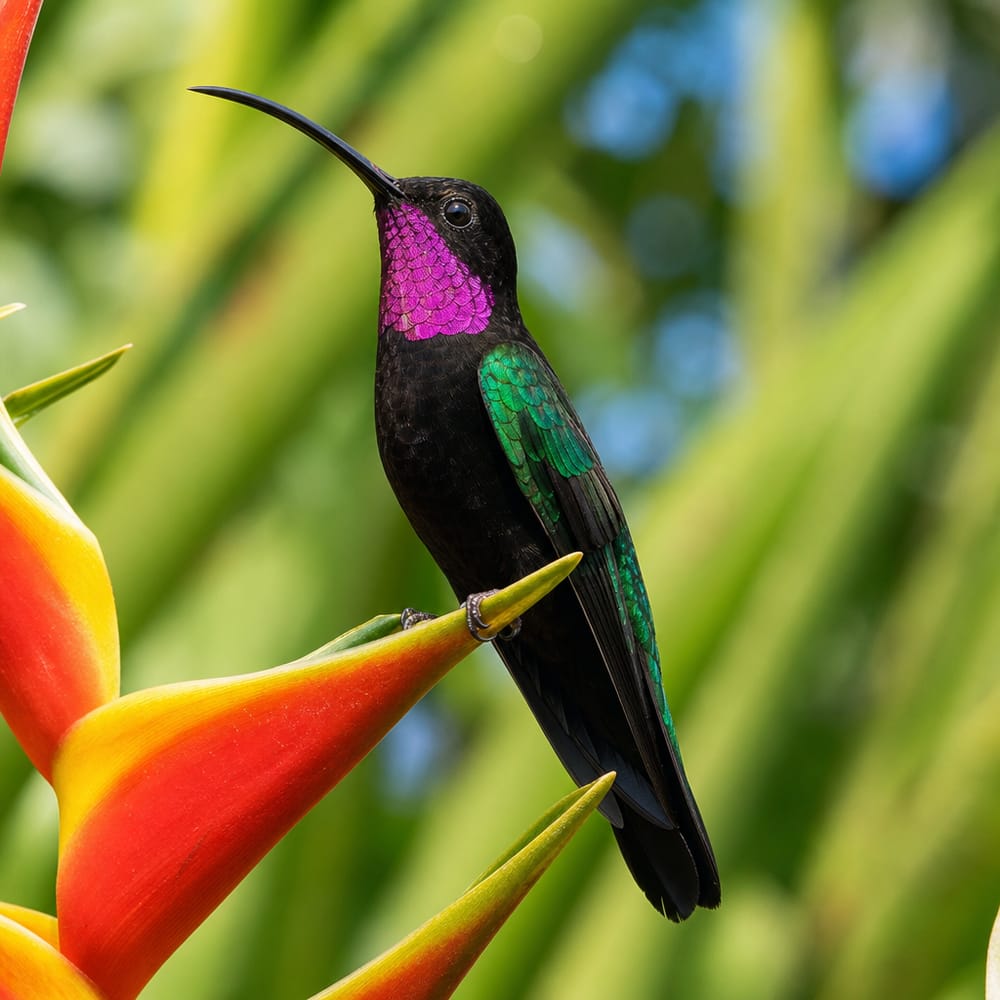 Purple-throated Carib (Eulampis jugularis)